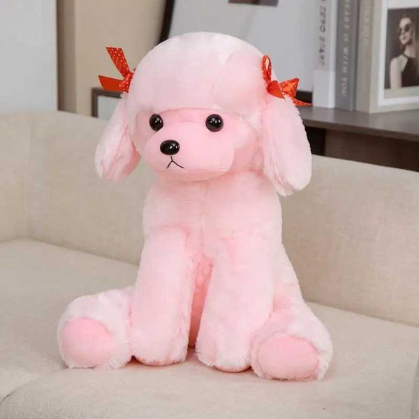 Poux en peluche 45 cm dessin animé Poodle Forme en peluche Simulation de jouet en peluche Poupée de poupée en peluche