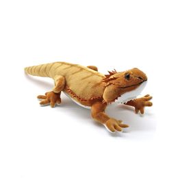 Poupées en peluche 46 cm de long Real Life Dragon barbu en peluche doux lézards réalistes animaux sauvages en peluche jouets cadeaux pour enfants 230711