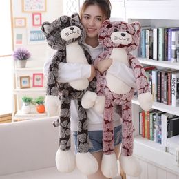 Poupées en peluche 50/70/90CM Kawaii chat en peluche animaux en peluche mignon moelleux longue jambe chat poupée doux enfants jouet enfant cadeau d'anniversaire cadeaux de noël 230307