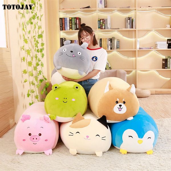 Muñecos de peluche 9 estilos Animal dulce dinosaurio cerdo gato oso juguete suave dibujos animados Panda hámster elefante ciervo muñeco de peluche bebé almohada regalo 221125