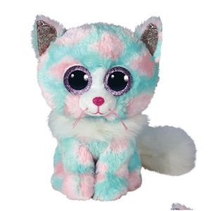 Muñecas de peluche Ojos grandes Juguete de peluche Animal Zorro Ciervo Perro Gato Conejo Mono Muñeca Regalo Venta al por mayor Drop Entrega Juguetes Regalos Animales DHVIL