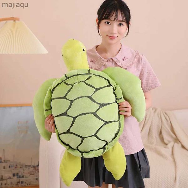 Poux en peluche dessin animé tortue jouet en peluche mignon green en peluche tortue