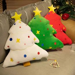 Плюшевые куклы, рождественские украшения, елочная подушка, спинка, мягкий подарок 231130