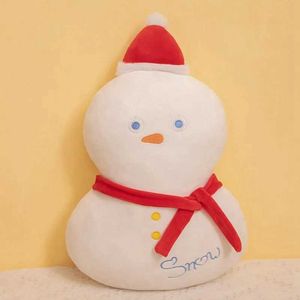 Pluche poppen kerstboom pluche kussen gevulde kerstkous sneeuwman katvorm decor kussen kussen grappig kerstboom decor pop plushie h240521 gywp