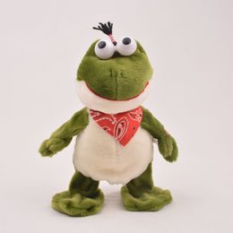 Poupées en peluche Fou Grenouille Danse Chant Coq Canard En Peluche Poupée Électrique Musical En Peluche En Peluche Jouet Bébé Jouets Intérêt Cadeau Pour Garçon Fille 230921