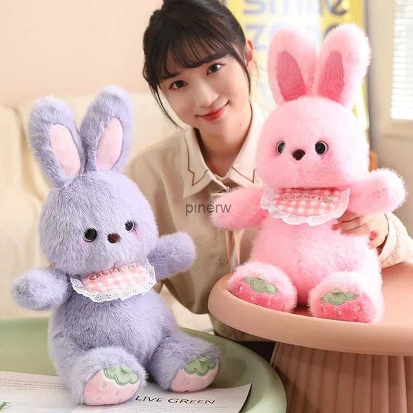 Poupées en Peluche Mignon 50 cm Lapin en Peluche Jouets Doux Beaux Animaux en Peluche Lapin poupées Saisir poupée pour Cadeau de Vacances d'anniversaire pour Enfants