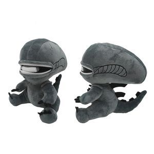 Plush -poppen schattig Alien Xenomorph Toy Cartoon Soft Stuffed Toys For Boys Girls -fans Kerst verjaardagscadeaus 230323