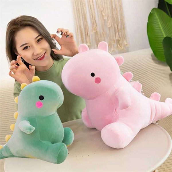 Poux en peluche mignon dinosaure en peluche poupée kawaii dessin animal remplissage jouet pour filles super softs anniversaire cadeau d'anniversaire décoration high Qualityl240502