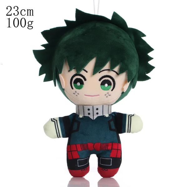 Peluche Dolls Deku en peluche Animaux Green Valley Tops Anime mon héros Midoriya Izuku Deku Bakugou Katsuki Todoroki S O Cosplay Doll Toy 231007