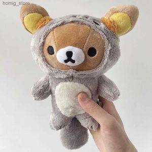 Les poupées en peluche habillent rilakkuma en peluche jouet cosplay ratonon dessin animé ours cadeau de poupée en peluche pour les enfants y240415