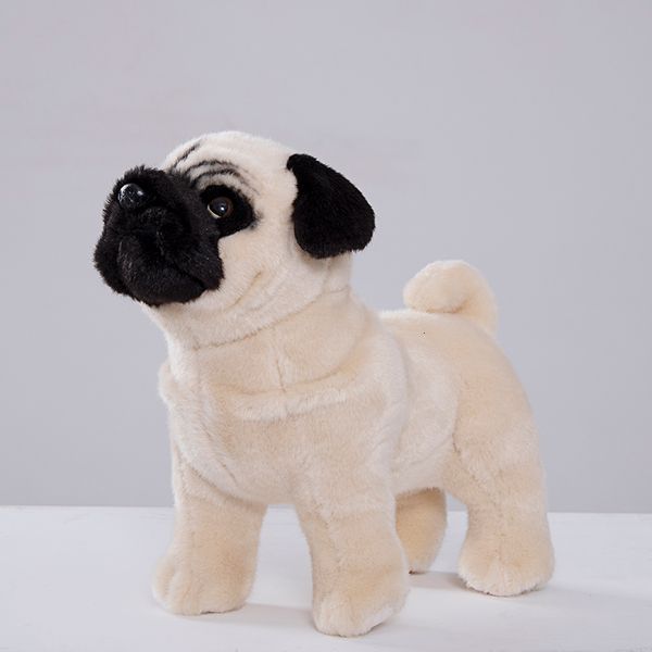 Poupées en peluche Drop doux et mignon peluche chien animal sable fourrure peluche poupée grands yeux bébé cadeau d'anniversaire 230718