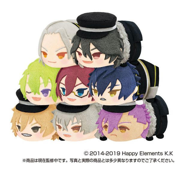 Muñecos de peluche Ensemble Stars Tsum Juguetes de peluche Ogami Koga Saegusa Ibara Figuras de anime Kawaii 9Cm Bolsa de peluche suave Colgante Juguetes de marionetas 230707