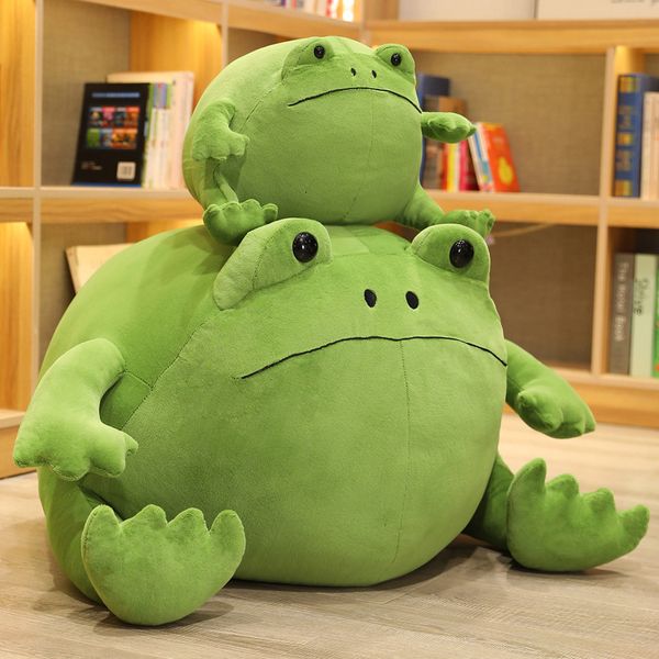 Poupées en peluche Drôle Grenouille En Peluche Jouets Kawaii Ugly Frog Oreiller En Peluche Animal Doux Poupées Creative Jouets pour Enfants Garçons Anniversaire Décor Cadeau 230803