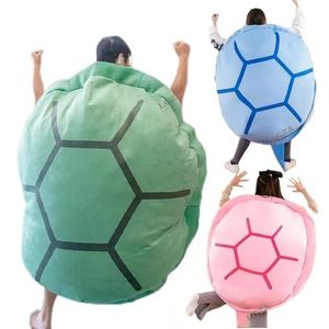 Poupées en peluche drôle coquille de tortue en peluche jouet adulte enfants sac de couchage en peluche doux tortue oreiller coussin pendaison de crémaillère cadeaux de noël créatifs 231023