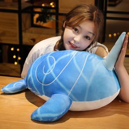 Poupées en peluche jeu Genshin Impact poupée Tartaglia Childe baleine jouets Zhongli Dragon oreillers Cosplay dessin animé jouet enfants cadeau 230823
