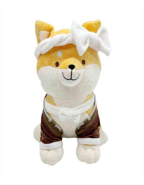 Jeu de poupées en peluche Genshin Impact XiangLing Guoba raton laveur ours en peluche poupées en peluche dessin animé peluche mascotte jouet Cosplay accessoires Col8541753