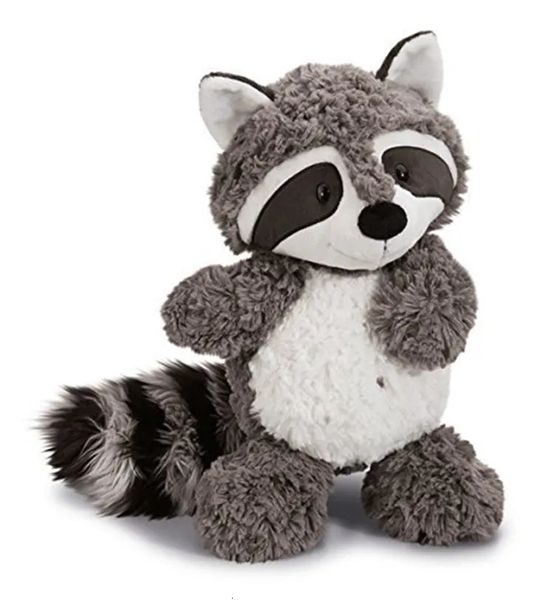 Poupées en peluche gris raton laveur jouet belle mignon doux peluches poupée oreiller pour filles enfants enfants bébé cadeau d'anniversaire 25 cm 231016