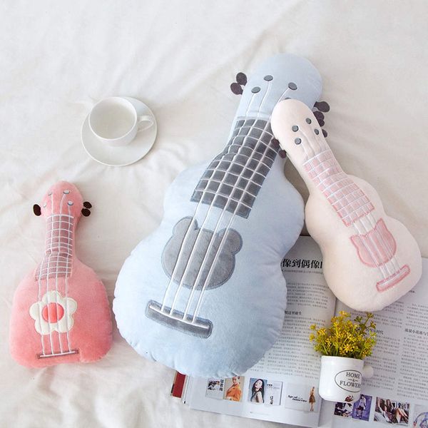 Muñecos de peluche guitarra almohada peluche instrumento musical ukelele juguete niños juguetes regalo de cumpleaños para niño 230603