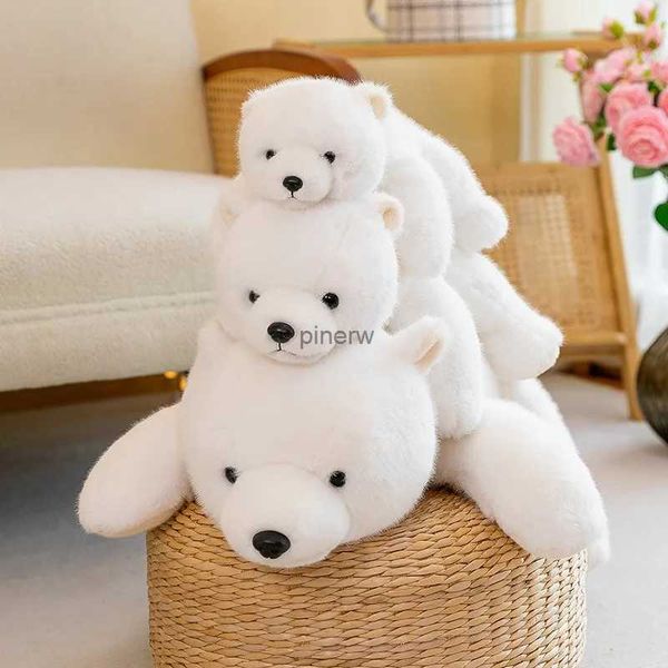 Poupées en peluche maison chambre à coucher cadeau pour enfants mignon ours polaire poupée douce à tendance animale ours en peluche jouet d'aquarium poupée super mignonne bébé