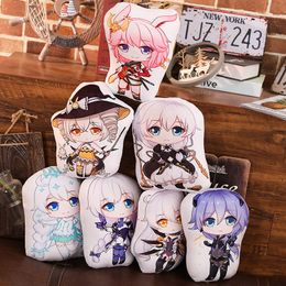 Pluche poppen honkai impact 3 anime plushie derivaten raiden mei yae sakura kiana cartoons manga -spel kussen kussen gevulde poppen speelgoed 230823