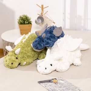 Plush -poppen Kawaii Giant Flying Wings Dinosaur Plush Toy Anime Gevulde dieren Dragon Drag kussen Home Decor Peluche Doll Soft Kids Toys 230821