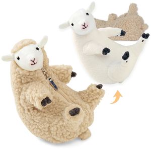 Muñecos de peluche Kawaii Oveja Juguete Peluche Animal Cordero Ropa Se puede quitar Muñeca suave Juguetes para niños Cumpleaños Regalo de Navidad para niños 231007