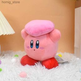 Plush -poppen Kawaii -ster Kirby Plush Doll Heart Kirby Kwaliteit Cartoon Gevulde Peluche speelgoed voor kinderen Kerst verjaardag geweldig cadeau Y240415
