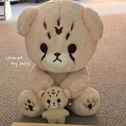 Plush Dolls Kpop NCTS Cheetah Lee Plush Doll Doyoung Mark Same Pluche Gomdo Lee Bear Doll Taeyong Gevulde Animal Hug Accessories Keychain 231013