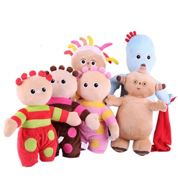 Muñecos de peluche Kwaii en el jardín nocturno Makka Pakka Iggle Piggle Upsy Daisy Tombliboos juguetes suaves regalo de cumpleaños para niños 230711