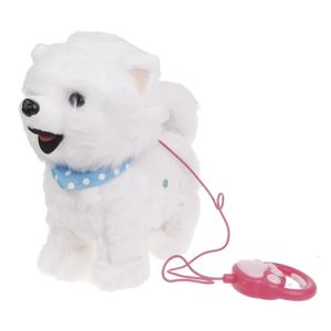 Pluche Poppen Leiband Elektrisch Wandelen Hond Speelgoed Simulatie Zingen Puppy Blaffen Baby Kruip Leren Peuter Gift 231218