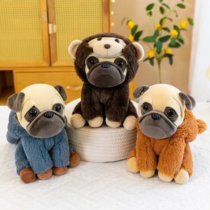 Muñecos de peluche Encantador Divertido Sharpei Perro Muñeca Lindos Animales de Peluche Cachorro Ropa Ropa Peluches Juguete Kawaii Suave Niños Juguetes para Niñas Niño 231007