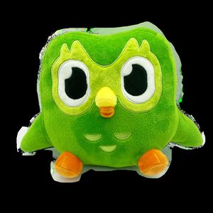 Pluche poppen mooie groen duo plushie van duo de uil cartoon anime pluche speelgoed zacht knuffel dier plushie poppen kinderen verjaardag cadeau 230421