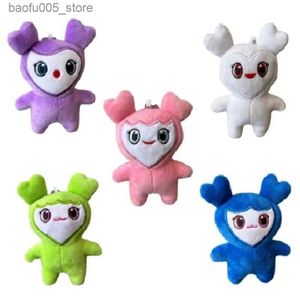 Poupées en peluche Lovelys Peluche Coréenne Super Star Peluche Jouet Animal de Bande Dessinée DEUX FOIS Momo Poupée Porte-clés Pendentif Keybuckle PlushToy pour Les Fans Filles Q230913