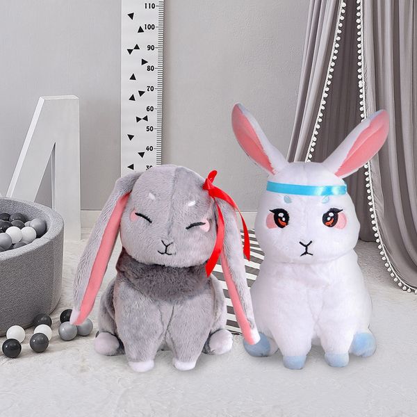 Poupées en peluche Mo Dao Zu Shi Poupée en peluche Anime Peluche Kawaii Lapin Animal en peluche Wei Wu Xian Lan Wang Ji Pet Peluches Enfants Cadeaux Peluche 230421