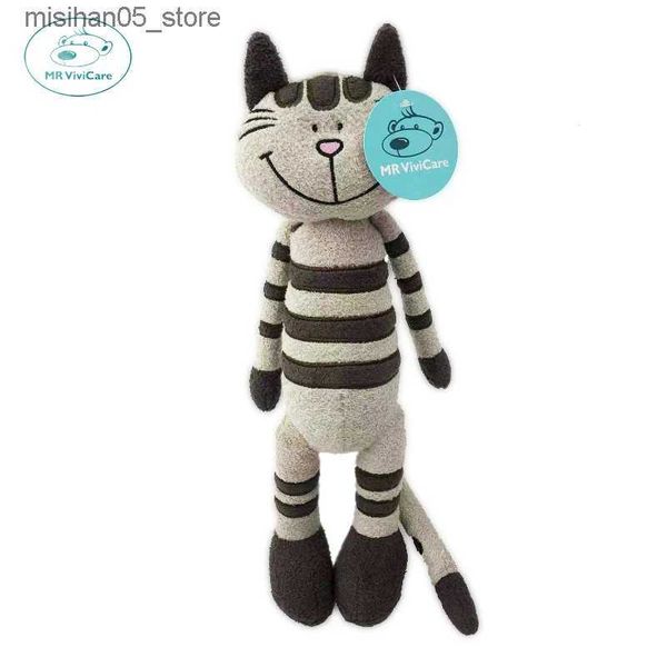 Poupées en peluche M. ViviCare Chat En Peluche Jouet Petite Simulation Douce Remplissage Pour Enfants Jouet Animal Enfants Photos Mignonnes Accessoires Filles Anniversaire Q240322