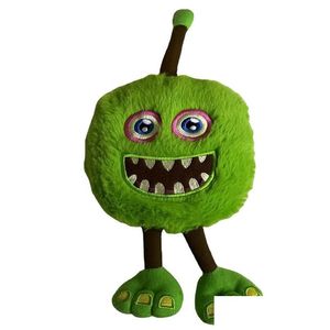 Pluche poppen mijn zingende monsters speelgoed cartoonspel randapparatuur zacht gevulde furcorn pop voor kinderen verjaardagscadeaus drop levering speelgoed anim dhfbo