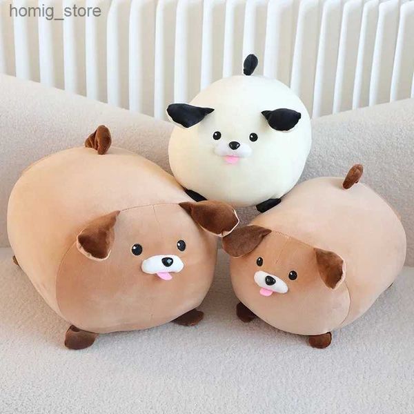 Polondes en peluche Nouveau 1pc 28cm / 35cm kawaii anime simulation chubby chien peluche toys farfed soul super soft dolt beaux cadeaux décoration de voiture à la maison y240415