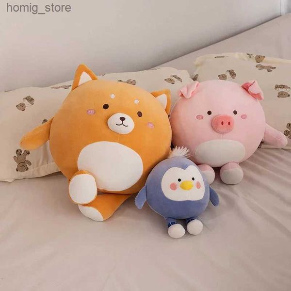 Poux en peluche Nouveau 23/45 cm Kawaii Panda Penguin Pig Pig Animaux Animaux mollets en peluche