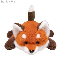 Pluche poppen nieuw 25-47 cm gehurkte luiheid pluche speelgoed kawaii fox poppen kussen kinderen verjaardag kerstcadeau stitch kawaii knuffel dier y240415