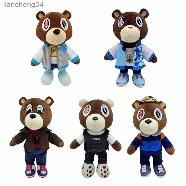 Bambole di peluche Nuovo 30 cm Kanye Bear giocattoli di peluche bambola di alta qualità bambola di pezza carina regalo di compleanno per bambini