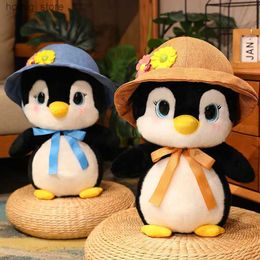 Plush -poppen Nieuwe Kawaii Soft Penguin Plush Toys voor kinderen Gevulde dieren Doll Huggable Toys For Lovers Valentijnsdag Kerstcadeau Y240415