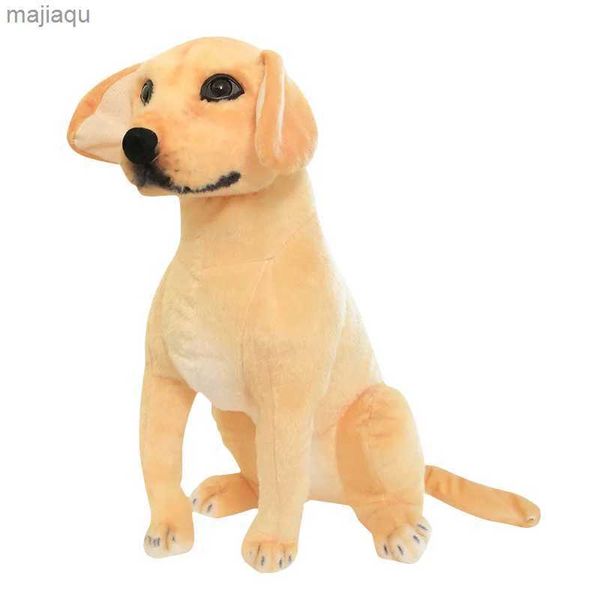 Polondes en peluche Nouveau chien réel en peluche en peluche en peluche réaliste en peluche golden retriever jouet cadeaux pour enfants kawaii poupée enfants garçons donl2404