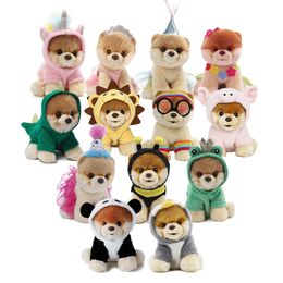 Poupées en peluche Original Itty Bitty Boo Chien 13 cm Peluche Mignon Animal Poméranie Jouets Kawaii pour Enfants Chambre Décor Filles 230615