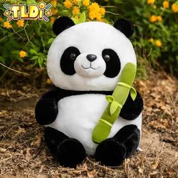 Plush Dolls Panda Bamboo Plush Gevulde pop zacht dieren Kinderen speelgoedkussen Cartoon Kawaii Dolls Girls Kids Lover Gifts Home Decorationl2404