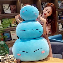 Poupées en peluche Rimuru Tempest Toys Anime Cette fois, je me suis réincarné comme un Slime Coussin Dos Coussin Doux Cadeau Pour Enfant Bébé 221125