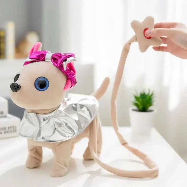 Poux Dolls Robot mouton Toy électronique en peluche alpaga Marche Twisted Buttocks Animal Dance Animal Musique Pet Toy Childrens Birthday Gift J240410