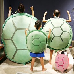 Pluche poppen shell pluche grappige turtle shell pluche speelgoed kinderen slaapzak gevuld zacht schildpad kussen kussen creatief speelgoed in 230818