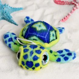 Poupées en peluche Simulation de tortue Kawaii, jouets pour bébé, oreiller de couchage doux, Animal de dessin animé, poupée en peluche, pendentif, cadeau de poupée