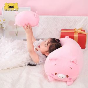 Poupées en peluche, Animal doux, oreiller cochon rose, chat mignon, Panda, ours, cerf, Dino, jouet en peluche de 20cm, joli cadeau d'anniversaire pour enfants, 231013