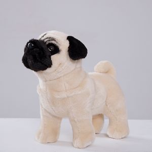 Poupées en peluche doux mignon Shar Pei peluche chien carlin animal peluche poupée bouledogue Kawaii pékinois bébé cadeau d'anniversaire pour enfant filles goutte 230919